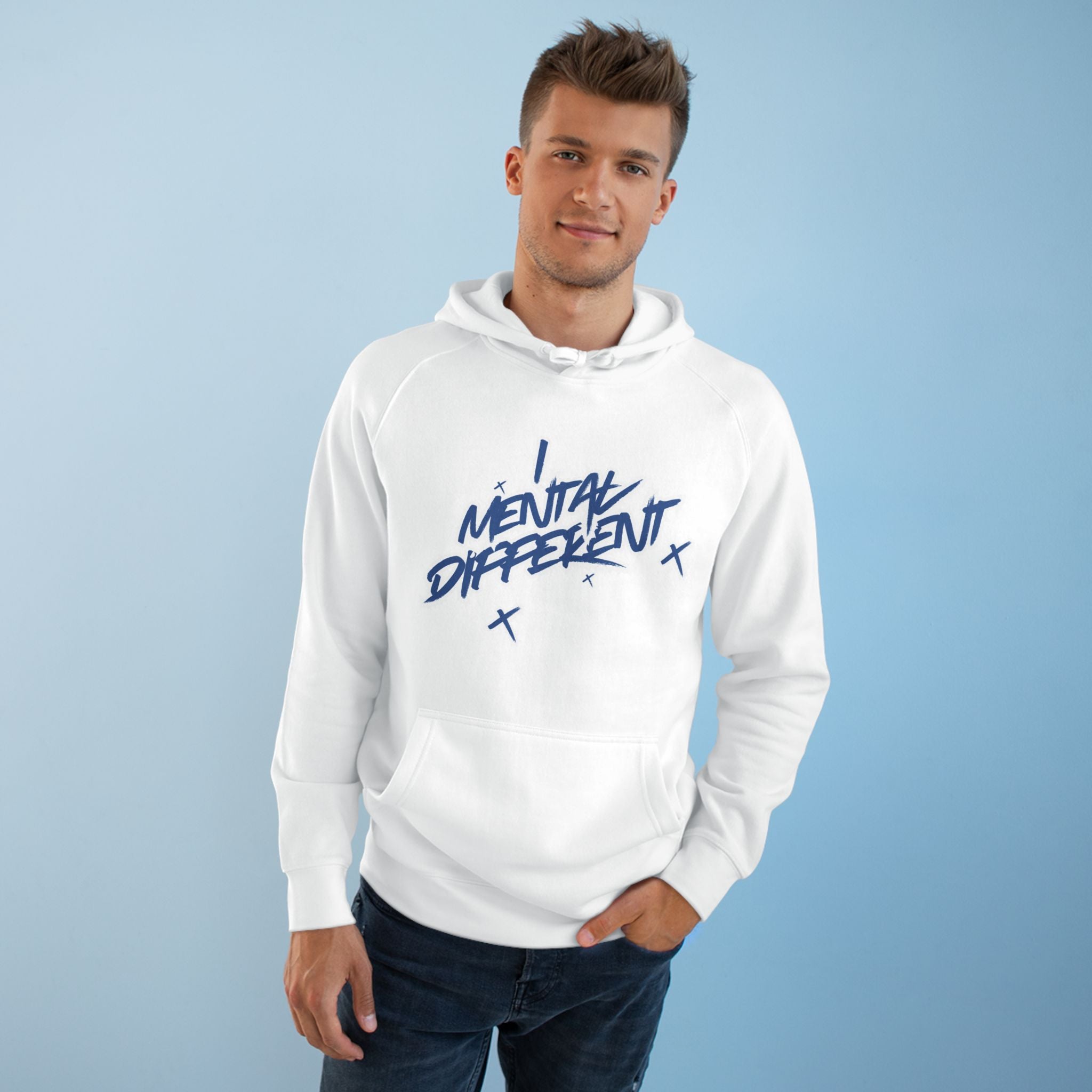 Mental Clarity Hoodie — 'Mentally Different' Graphic Pullover