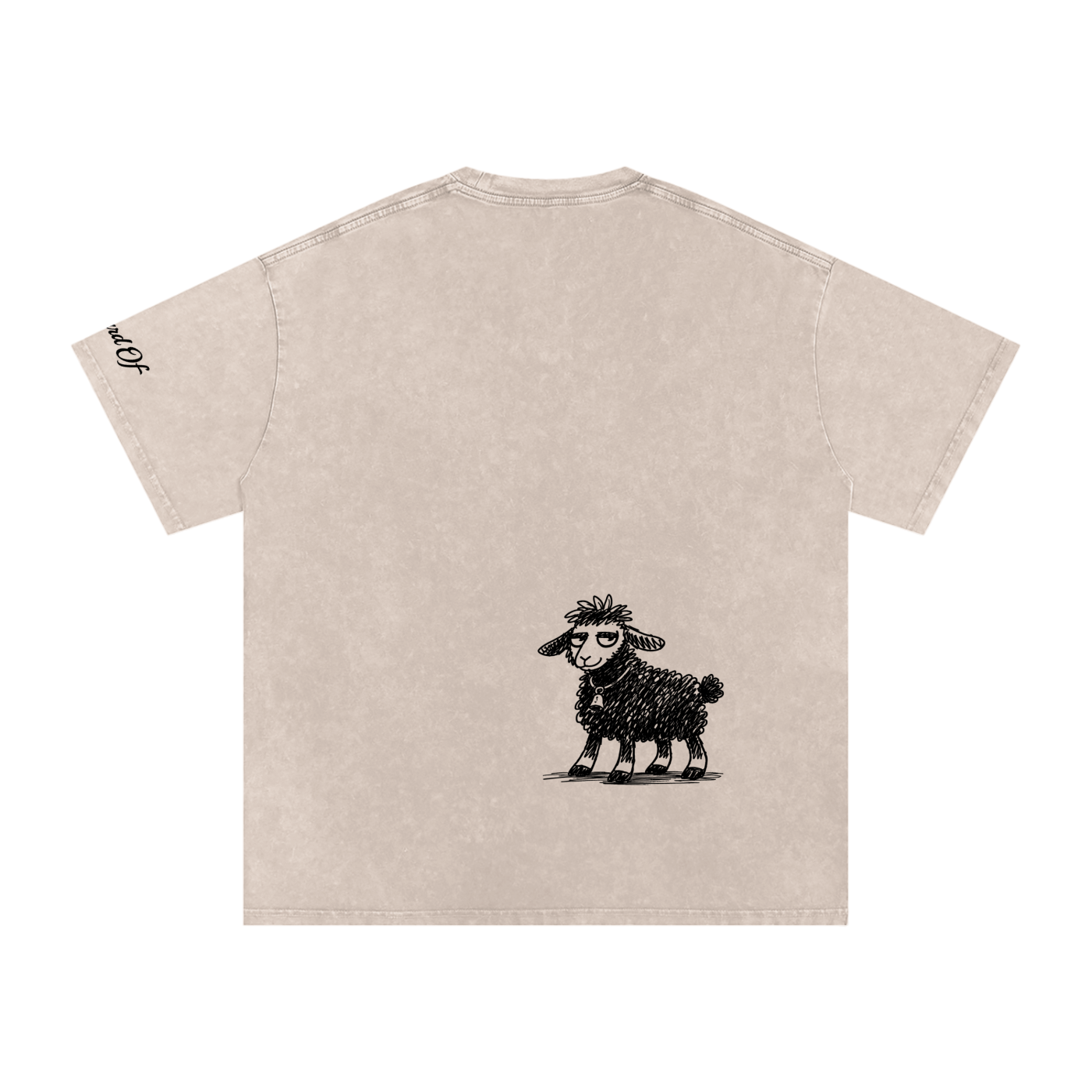Black Sheep Toney Tee – Ash Gray Wash