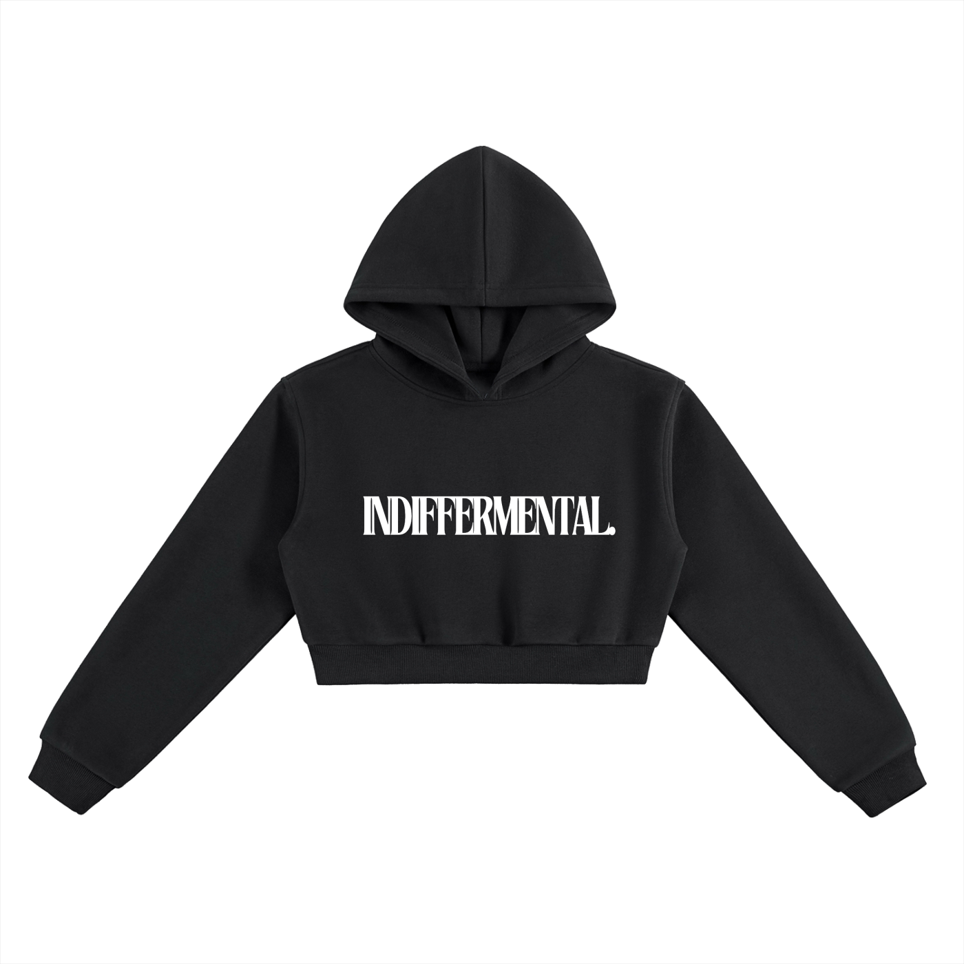 Indiffermental Women's Cropped Hoodie